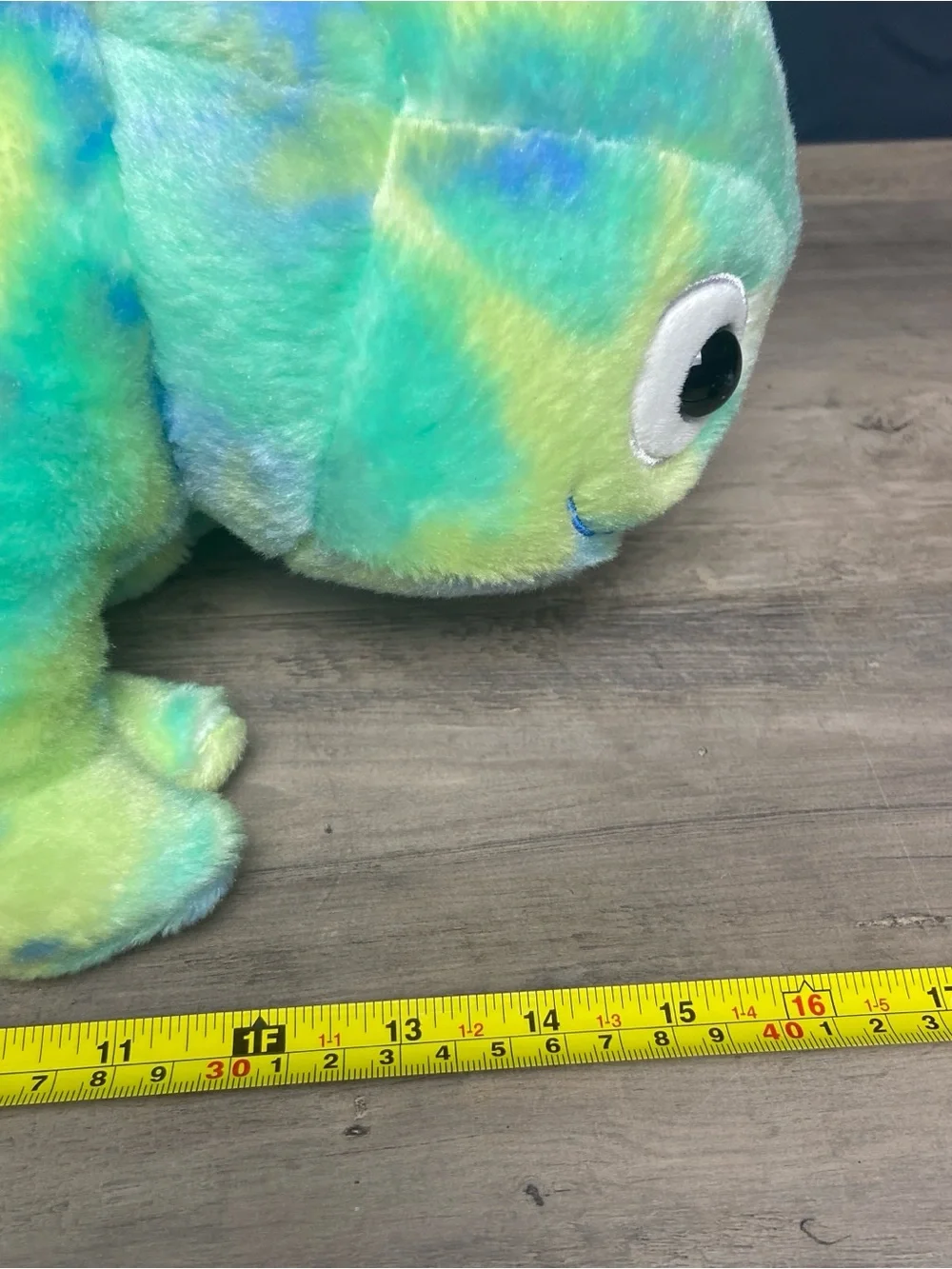 Build-A-Bear‎ Workshop Tie-Dye Chameleon Stuffed Animal Blue,Green,yellow fur